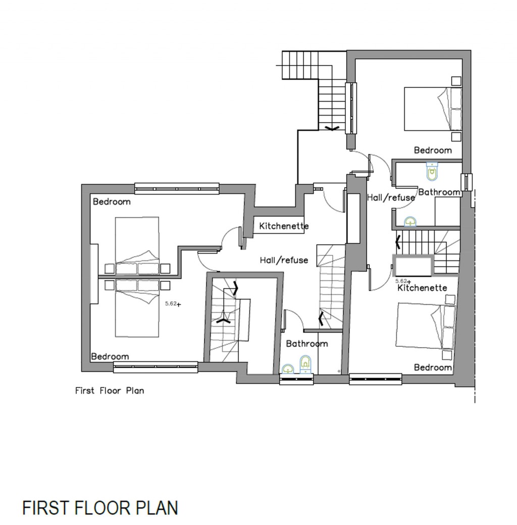 Floorplans For The Strand, Starcross, Exeter.