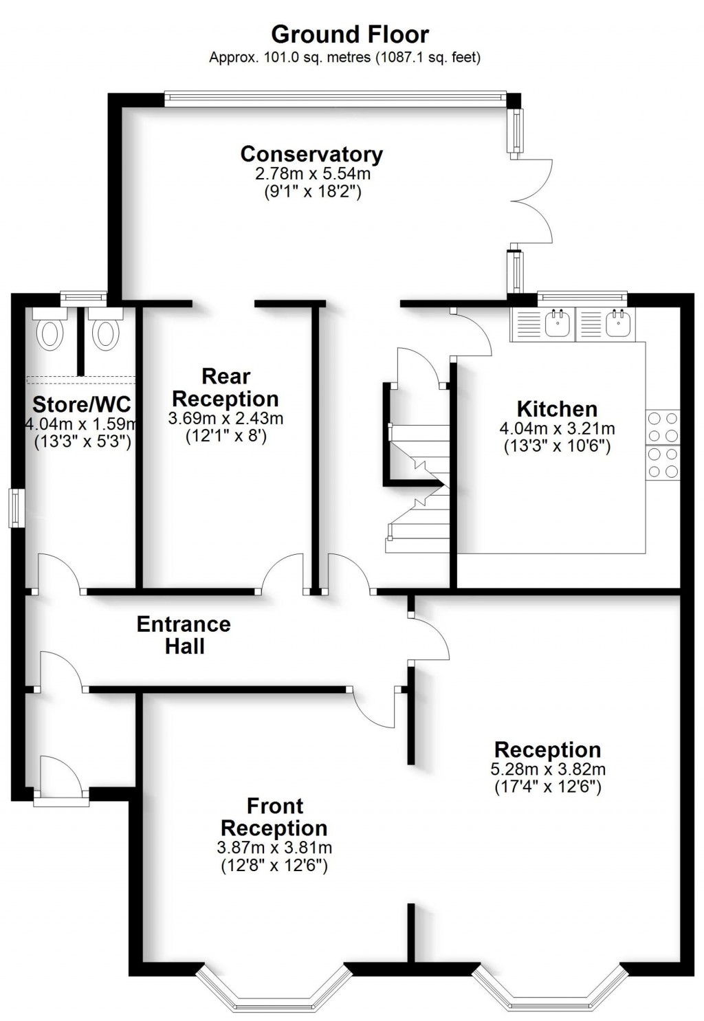 Floorplans For Heathfield Road, Croydon, CR0