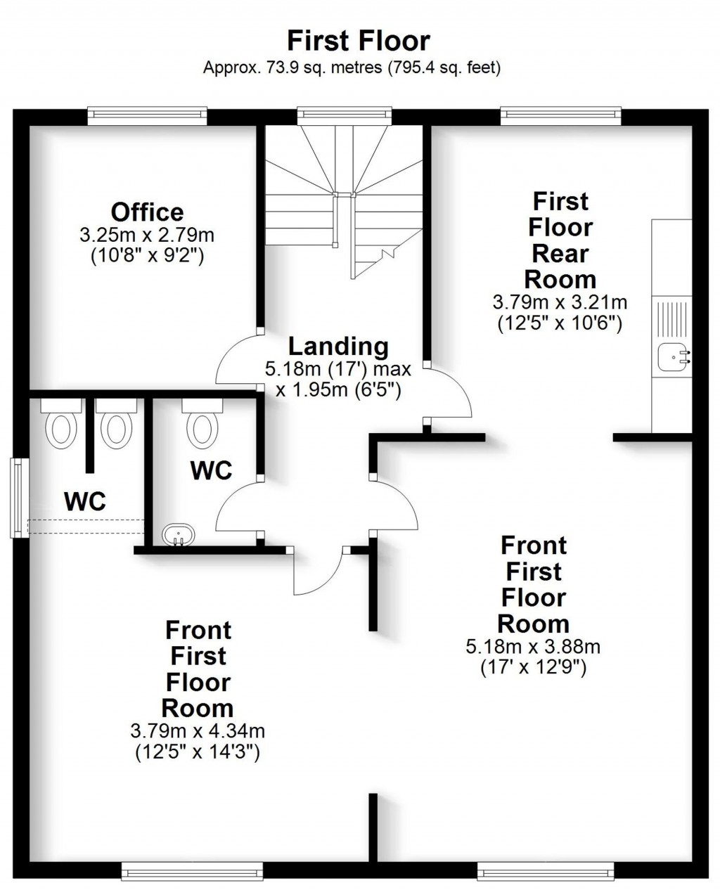 Floorplans For Heathfield Road, Croydon, CR0