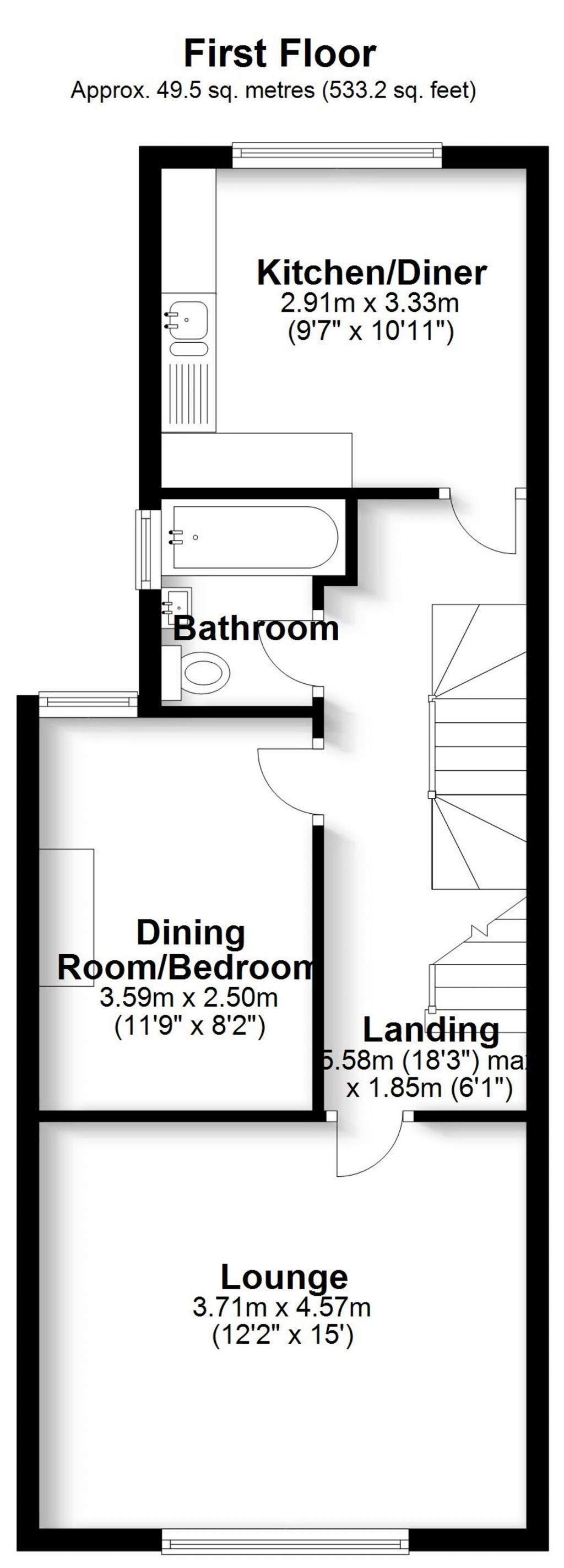 Floorplans For Selsdon Road, South Croydon, CR2