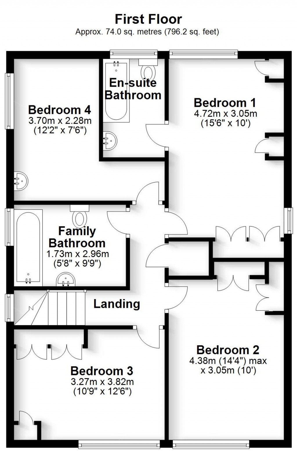 Floorplans For Tanglewood Close, Shirley