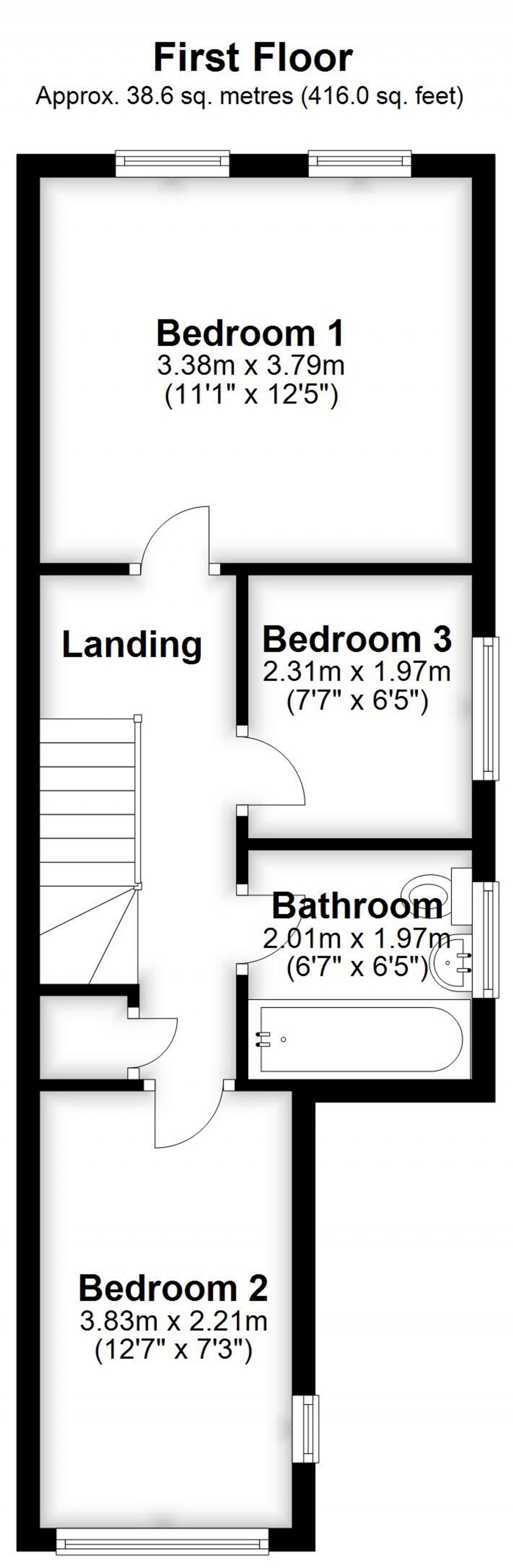 Floorplans For Badgers Hole, Upper Shirley