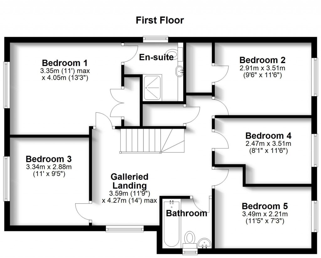 Floorplans For Great Gatton Close, Shirley