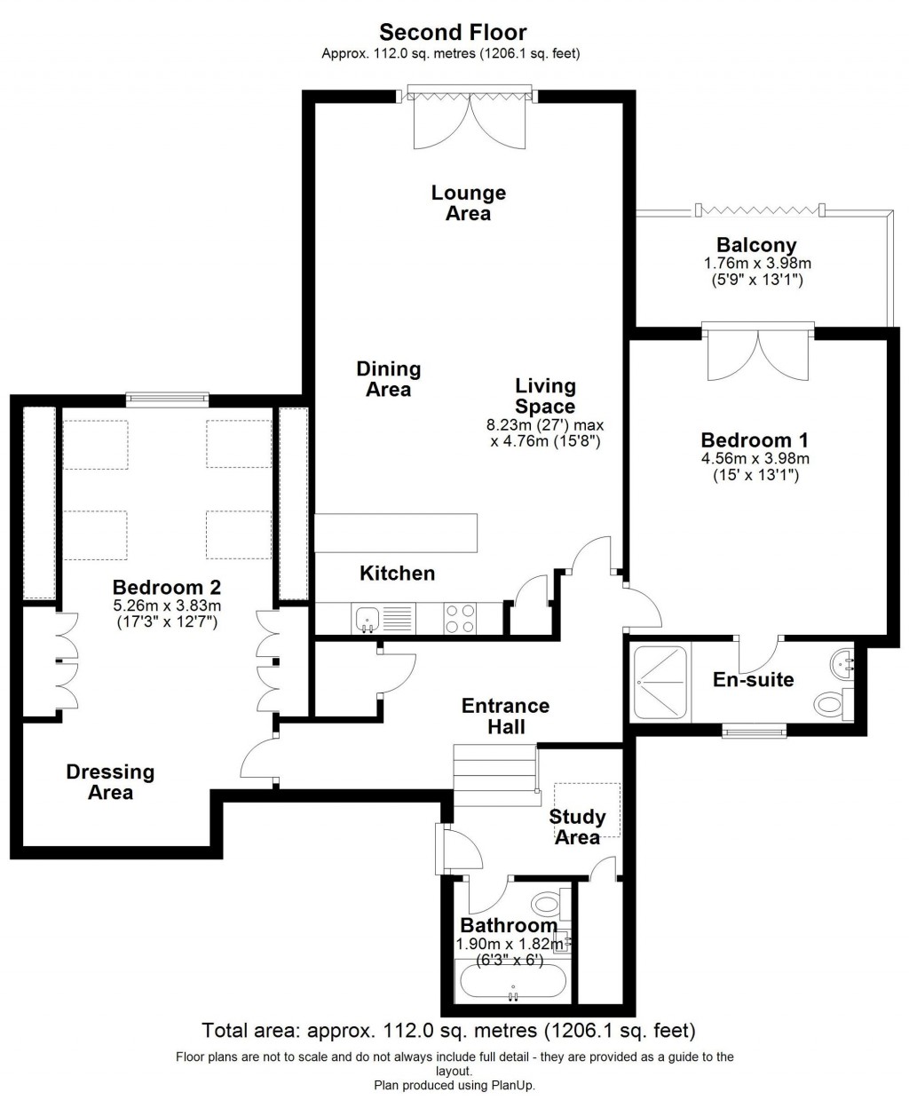 Floorplans For Charlotte Court, Upper Shirley Road, Shirley