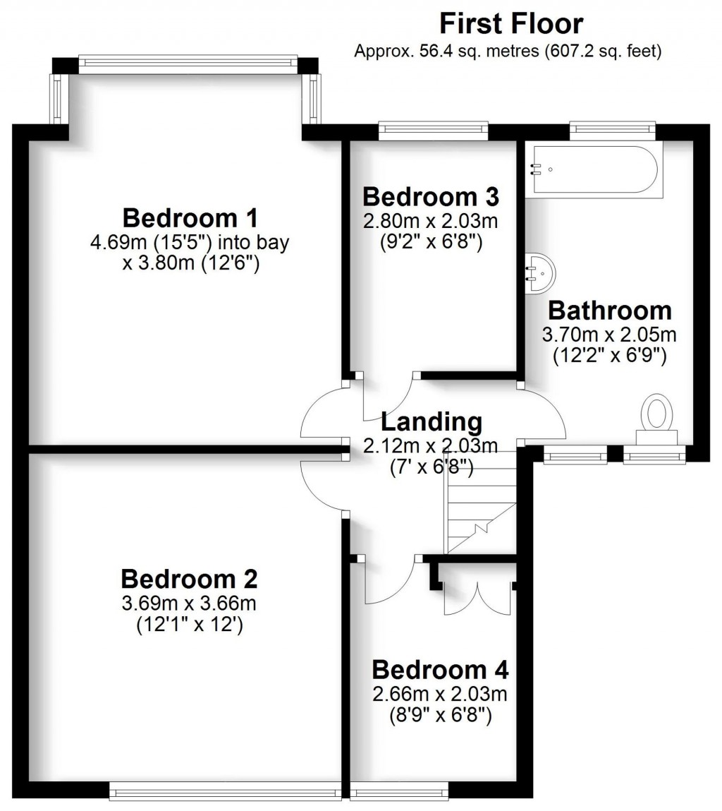 Floorplans For Lindfield Road, Addiscombe