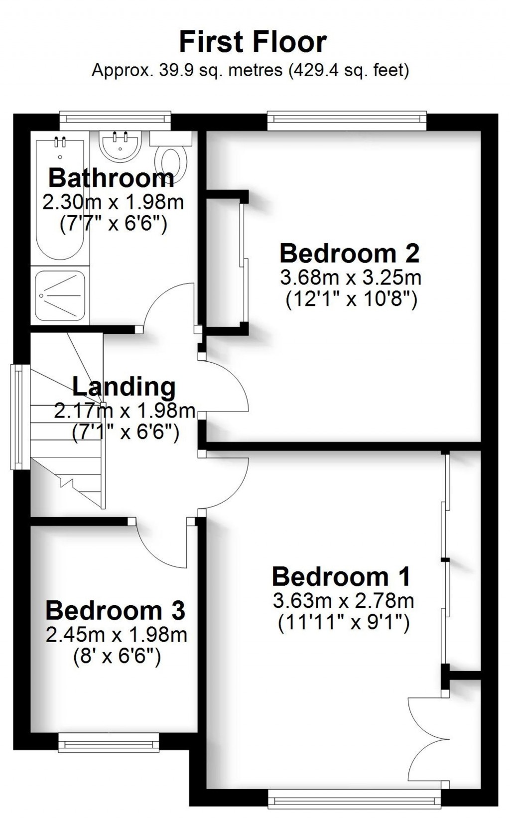 Floorplans For Fairford Avenue, Shirley