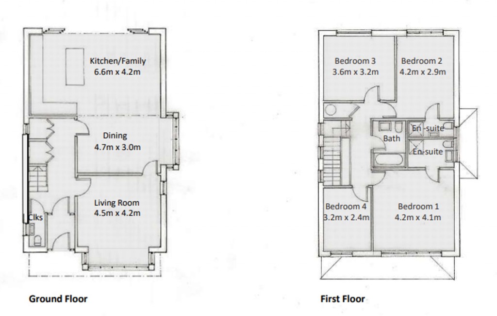 Floorplans For South Sutton - Back Land Opportunity