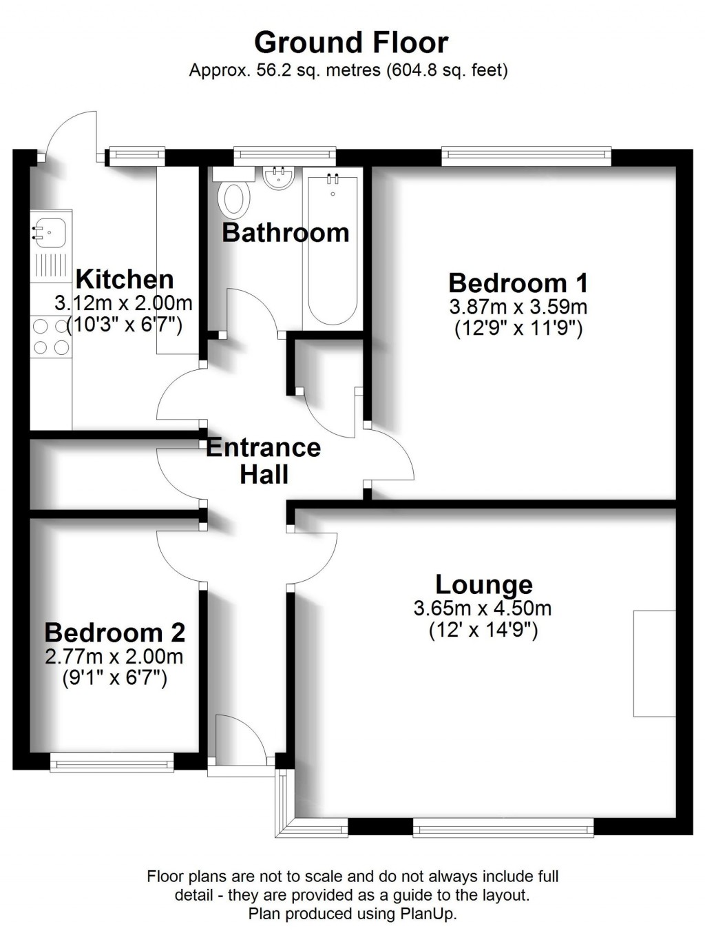 Floorplans For Mount Court, West Wickham