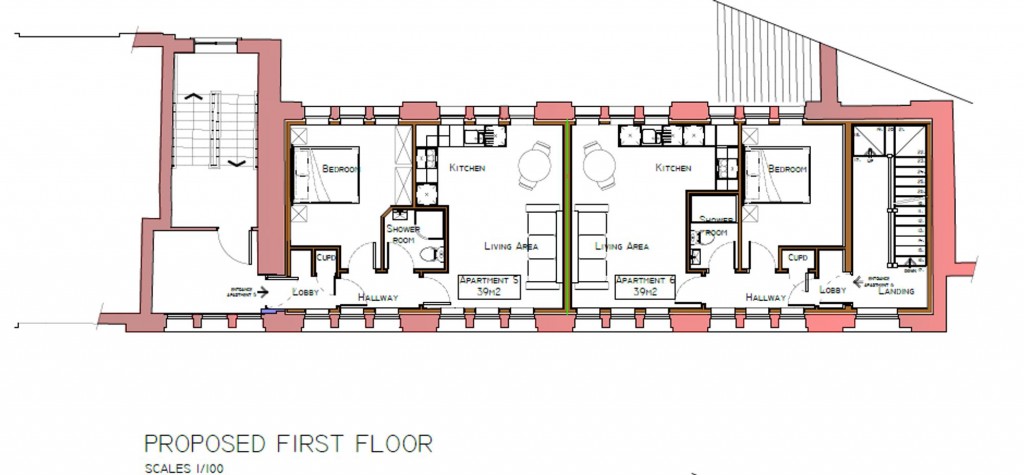 Floorplans For The Gilding House, Waterside, Princess Drive, Worcester