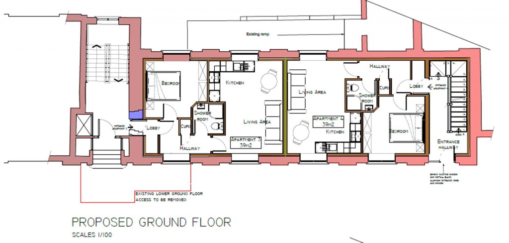 Floorplans For The Gilding House, Waterside, Princess Drive, Worcester