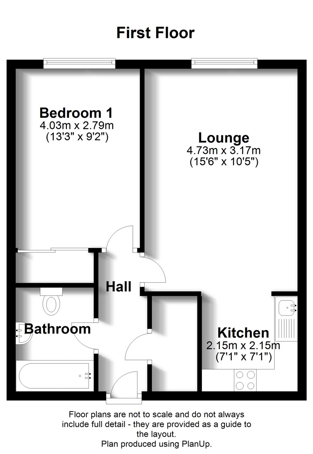 Floorplans For Rosewood Lodge, Wickham Road, Shirley