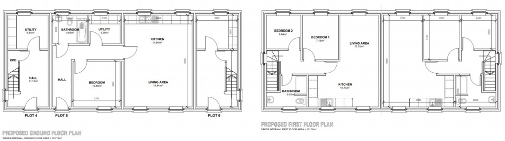 Floorplans For Development Opportunity, Willenhall