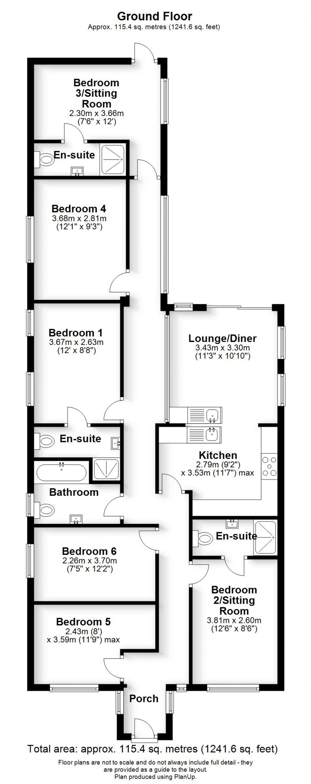 Floorplans For South Walk, West Wickham, BR4