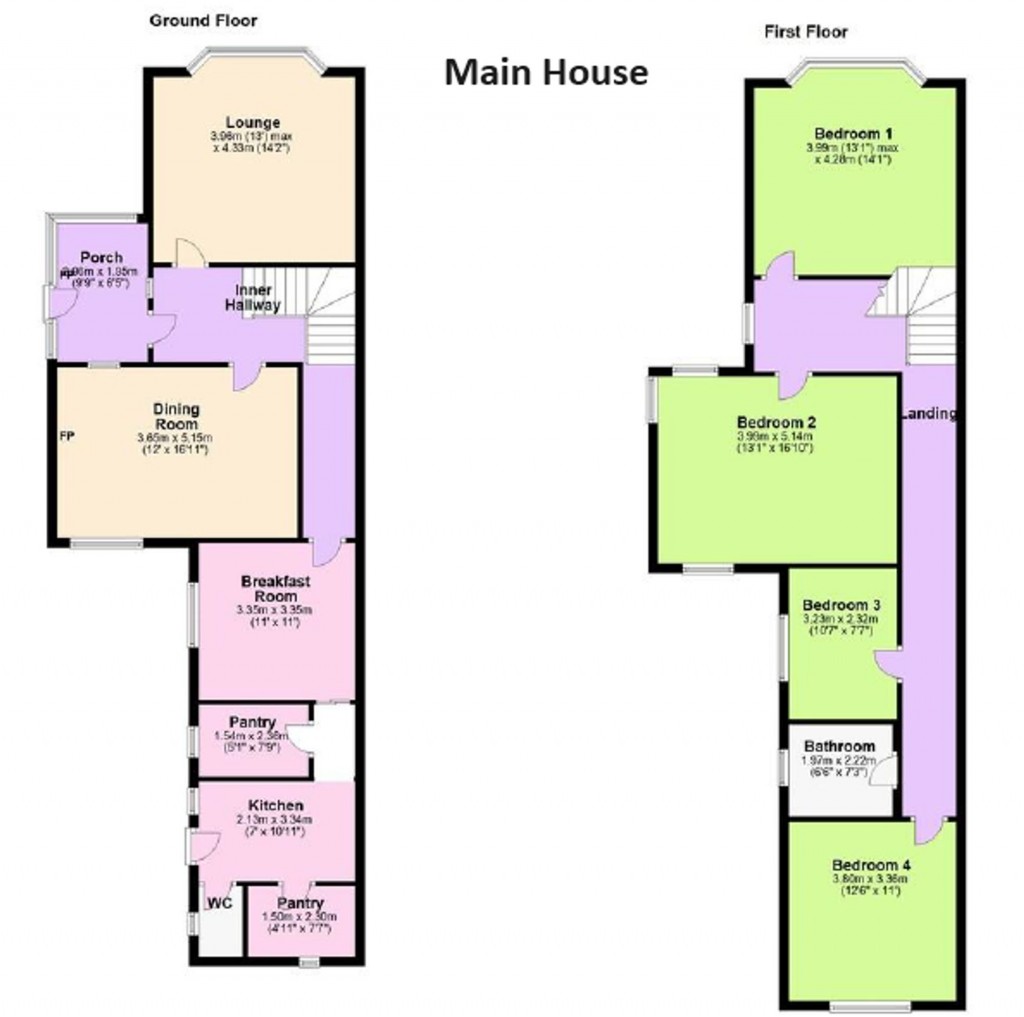 Floorplans For Yarborough Road, Lincoln-Sold Via Secure Auction Sale